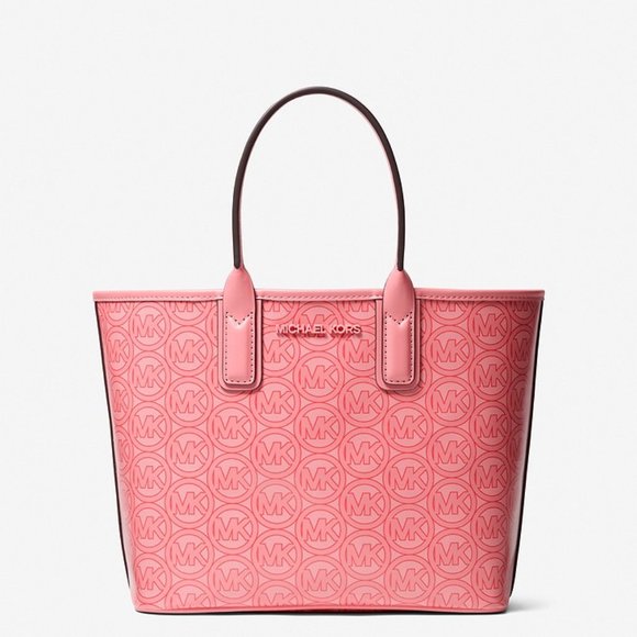 MICHAEL MICHAEL KORS - Jodie Small Logo Jacquard Tote Bag - Picture 1 of 2